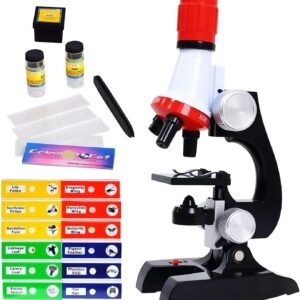 Science Microscope with LED Light - 100X/400X/1200X Magnification
